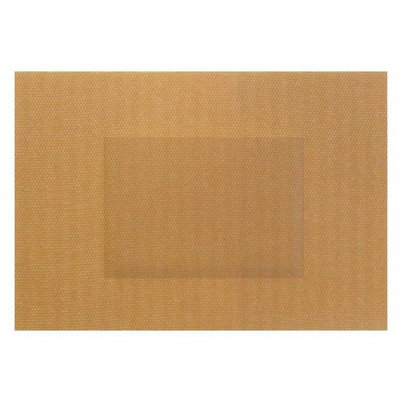 50 Pack of QUALICARE Premium Ultra Thin Fabric First AID Wound Cut Large PLASTERS DRESSINGS 7.2CM X 5.0CM